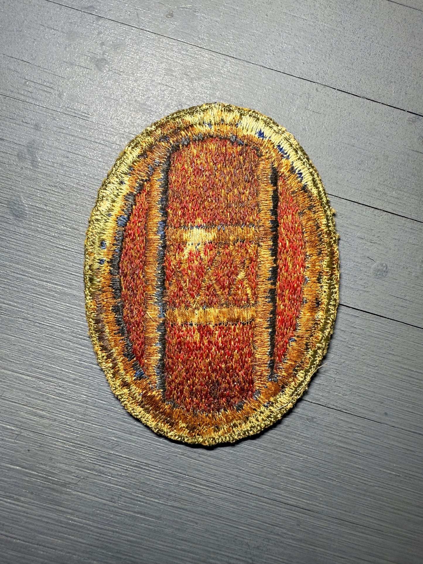 Patch US 30st Infantry Division (Dos vert) "Cadre 3D"