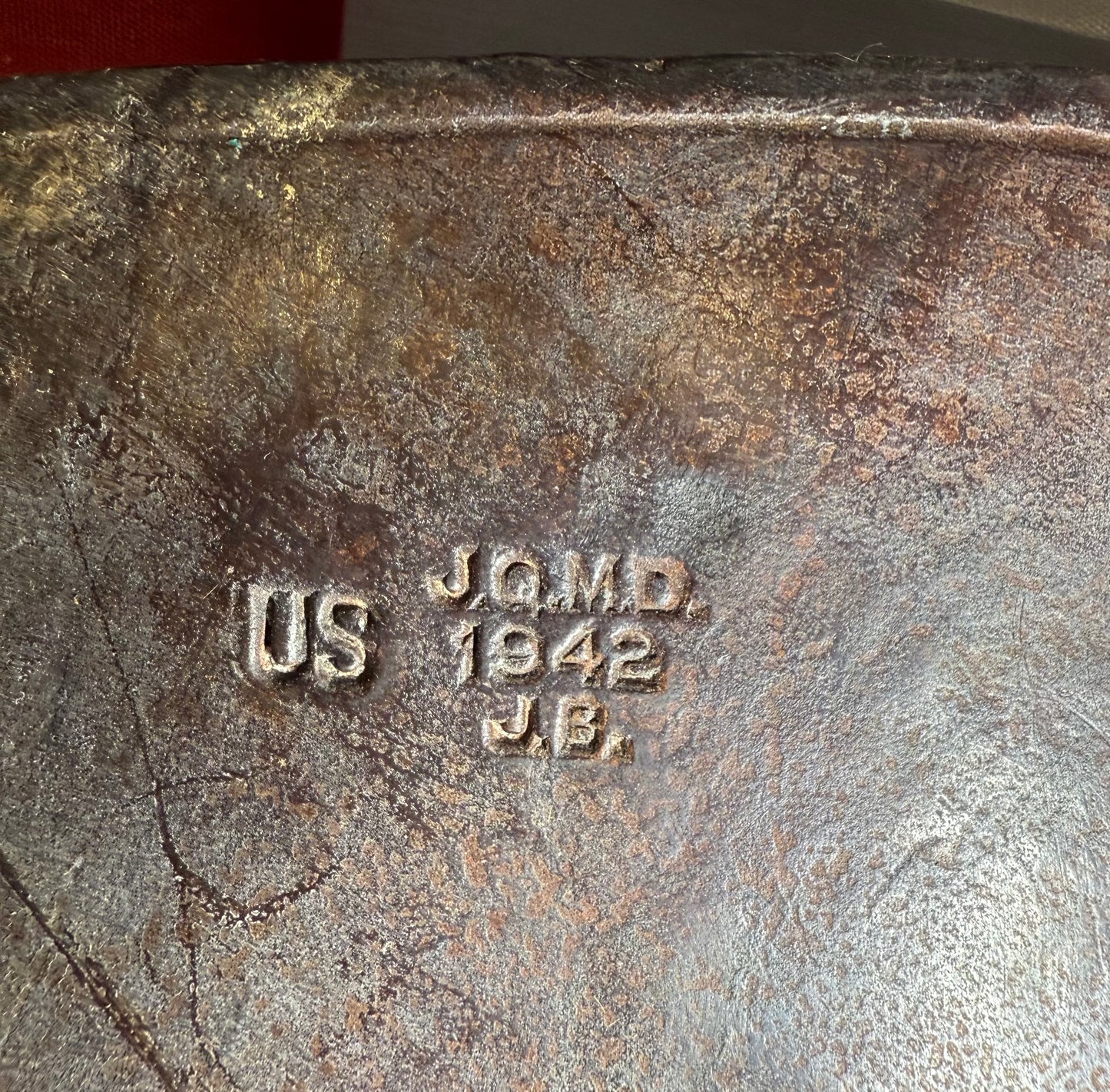 WW2 SCABBARB "US JQMD 1942 JD"