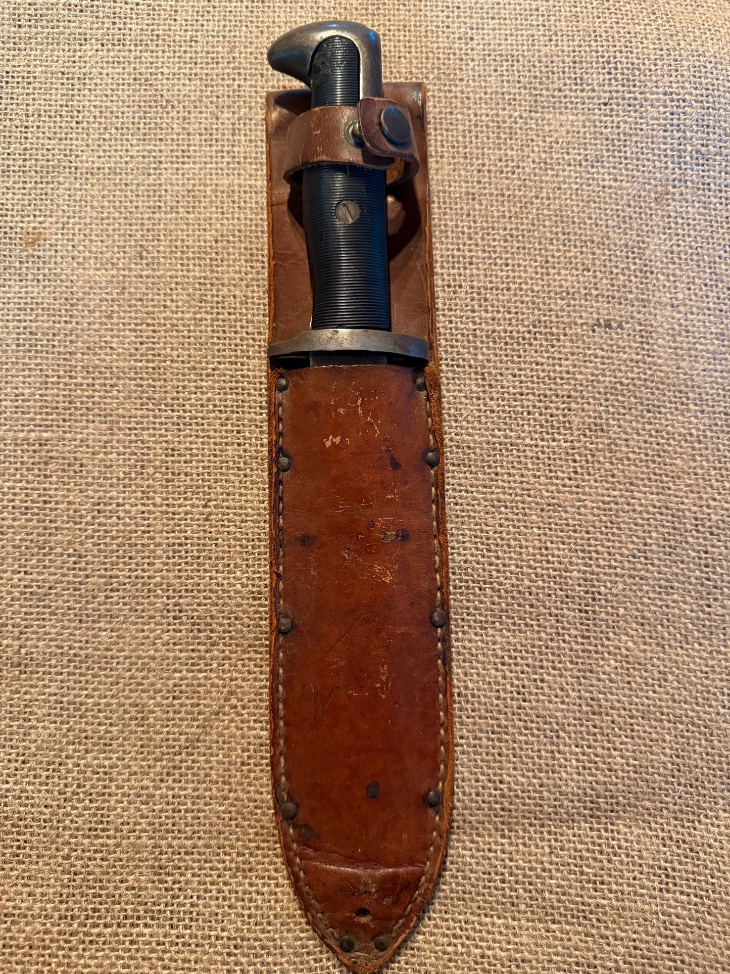 Baïonnette USM1 GARAND (modifié) + Fourreau Cuir (6)