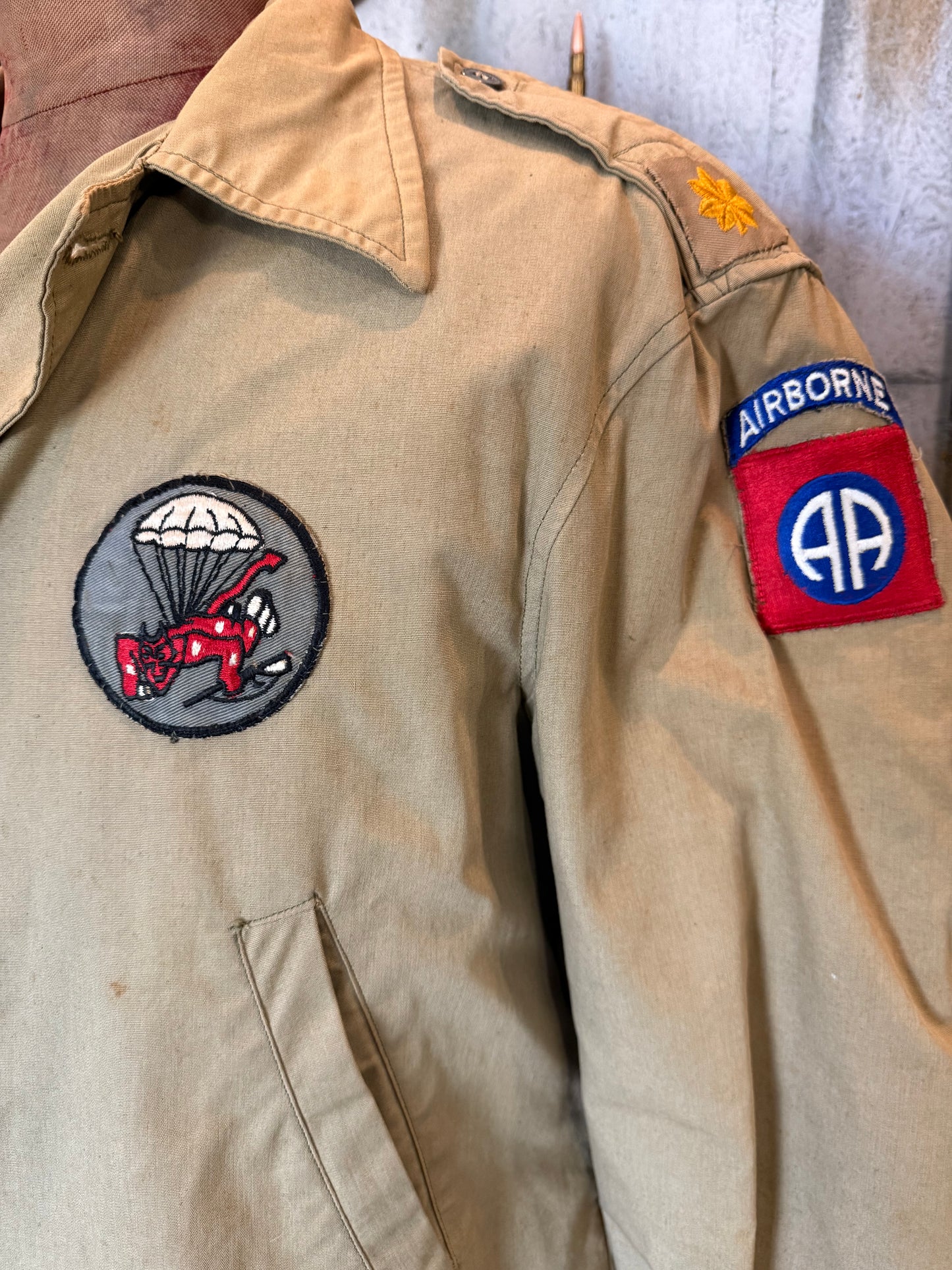 Blouson US M41, Major 82th Airborne 508 PIR