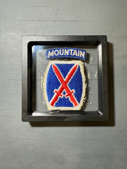 Patch US 10st Infantry Division "Cadre 3D"