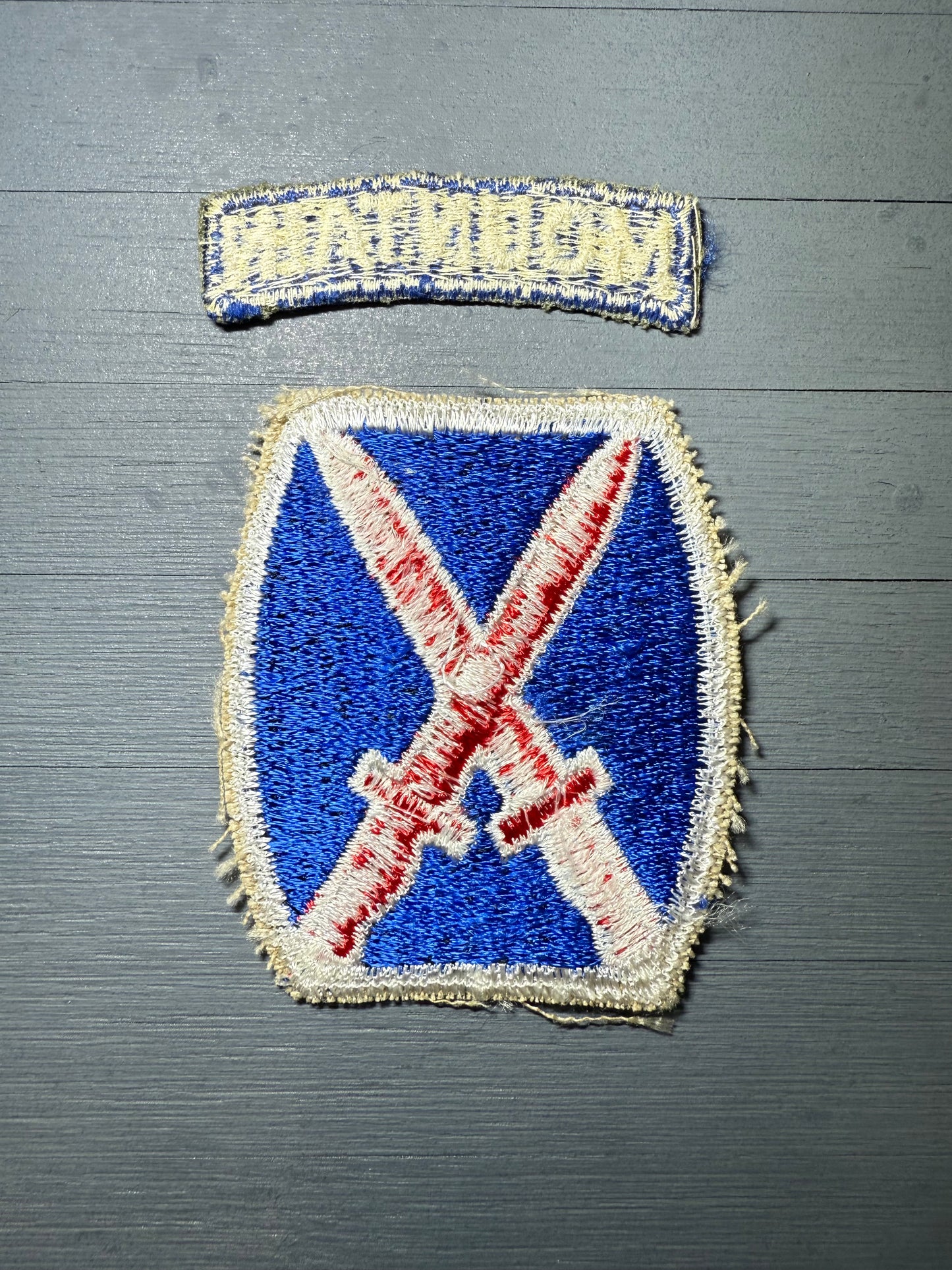 Patch US 10st Infantry Division "Cadre 3D"