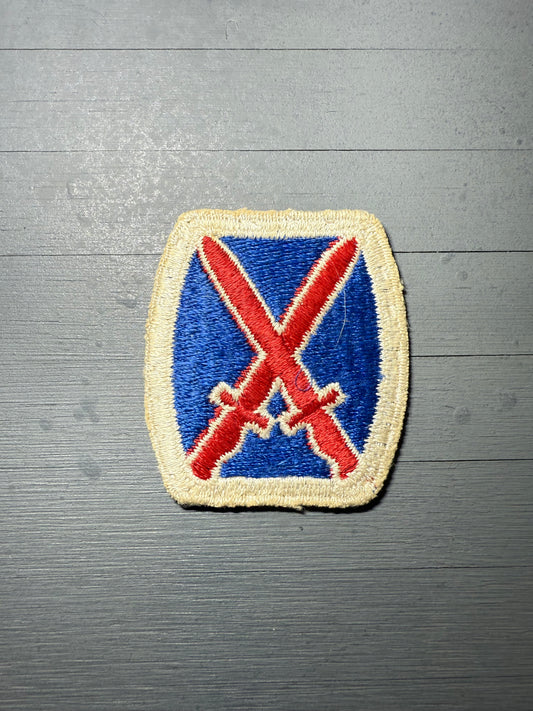 Patch US 10st Infantry Division