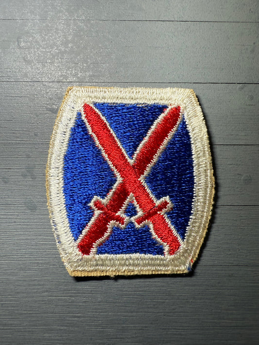 Patch US 10st Infantry Division