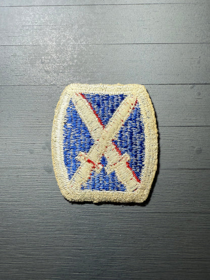 Patch US 10st Infantry Division