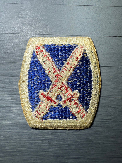 Patch US 10st Infantry Division