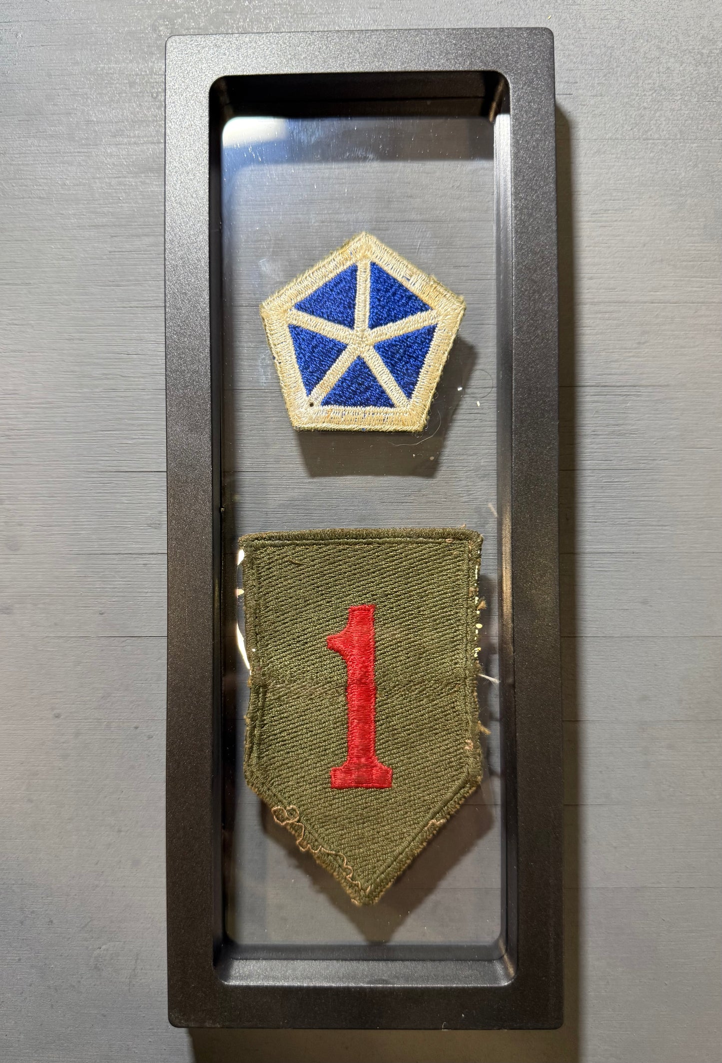 Patch US 5 Corps & 1st Infantry Division "En DUO"
