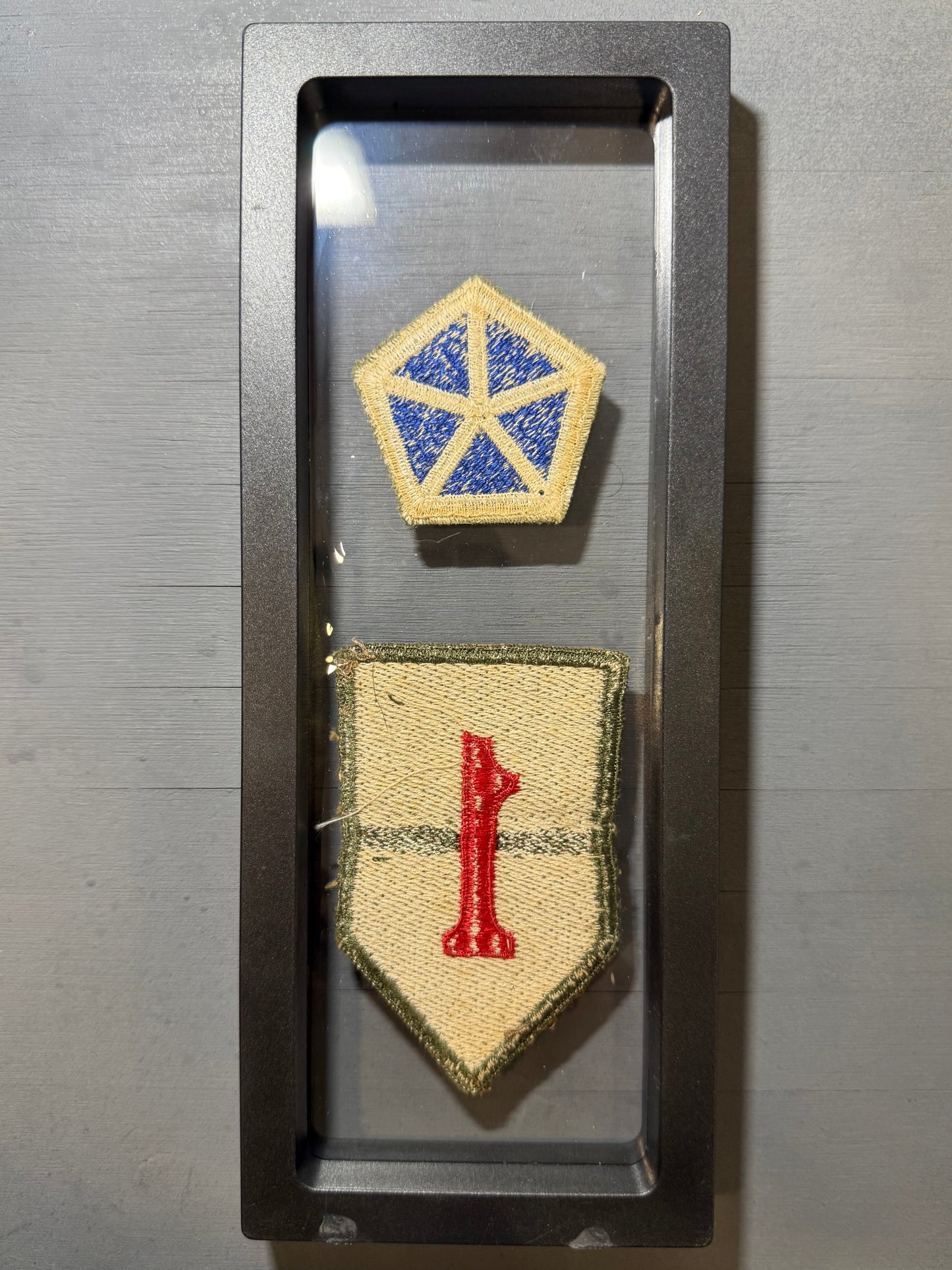 Patch US 5 Corps & 1st Infantry Division "En DUO"