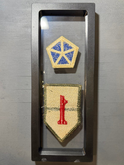 Patch US 5 Corps & 1st Infantry Division "En DUO"