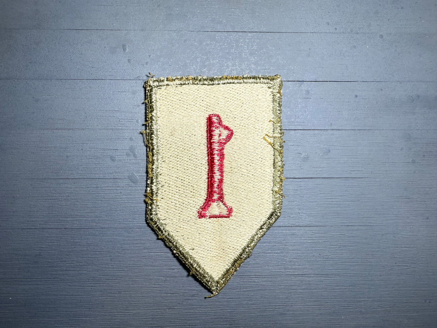 Patch US 1st Infantry Division (Dos Blanc)