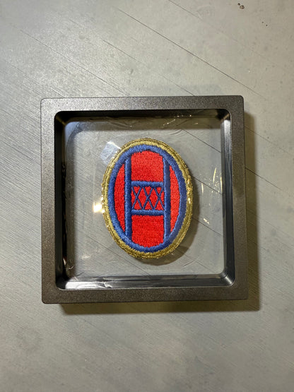 Patch US 30st Infantry Division (Dos vert) "Cadre 3D"