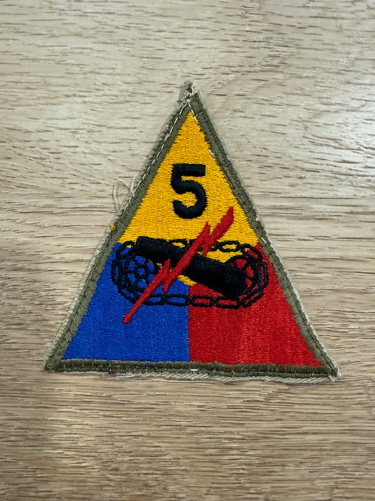 Patch US 5st Armored Division US, 1944