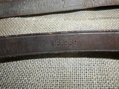 Sangle US de Transport cuir mitrailleuse M1917 WW2