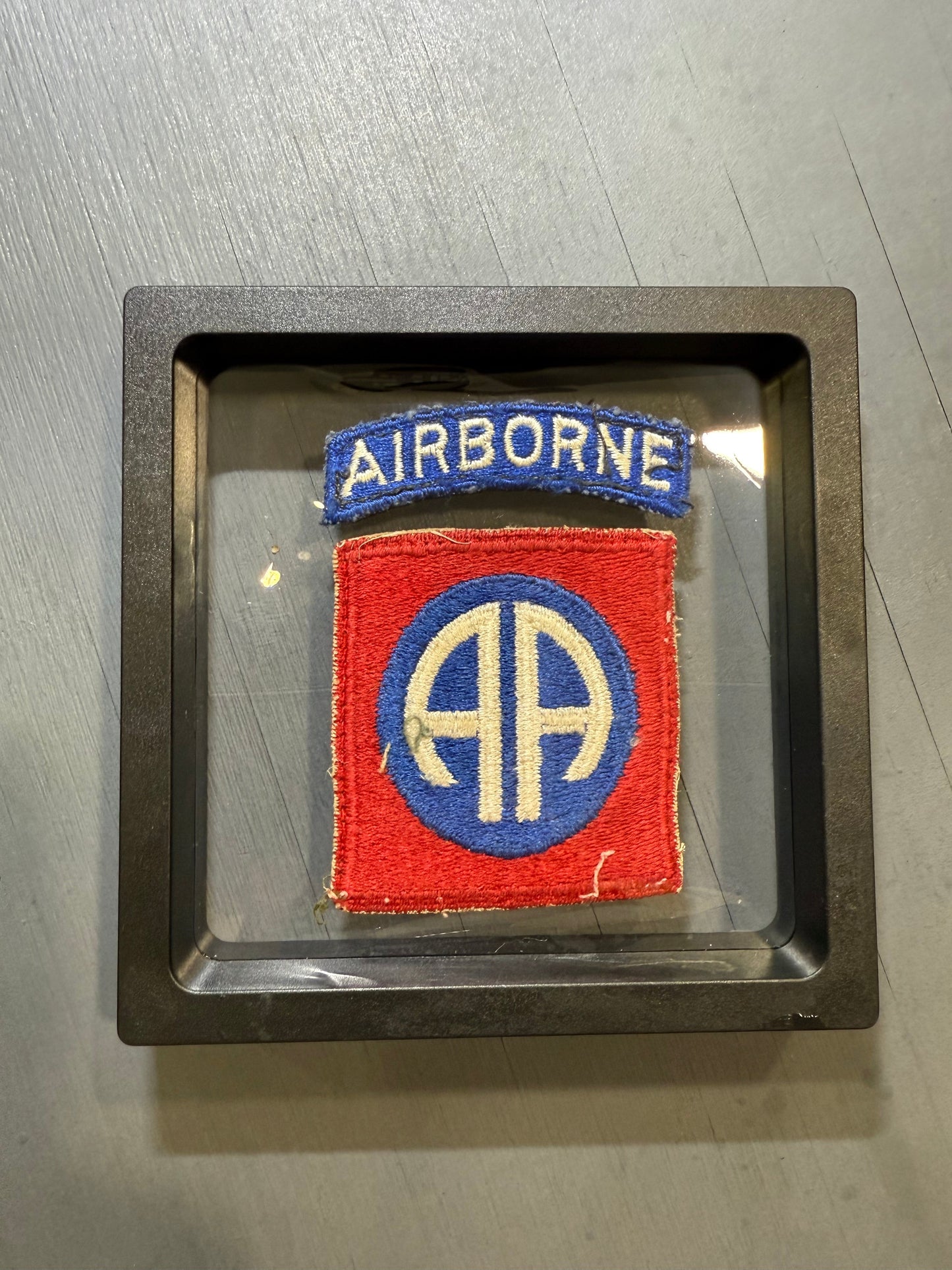 Patch US 82st Division Airborne "Europe" (Cadre 3D)