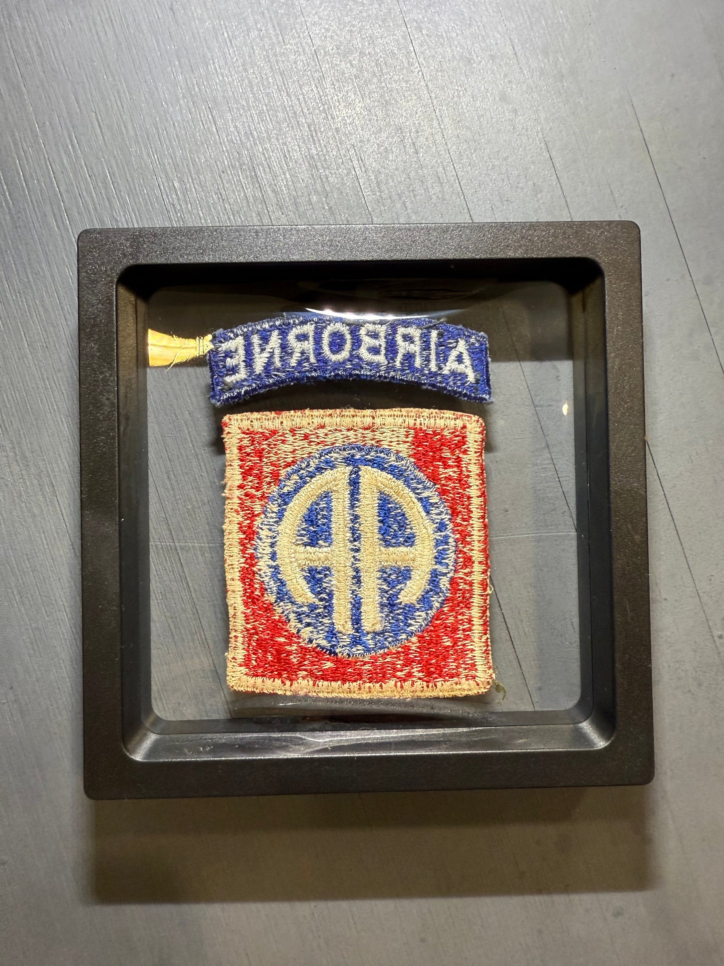 Patch US 82st Division Airborne "Europe" (Cadre 3D)