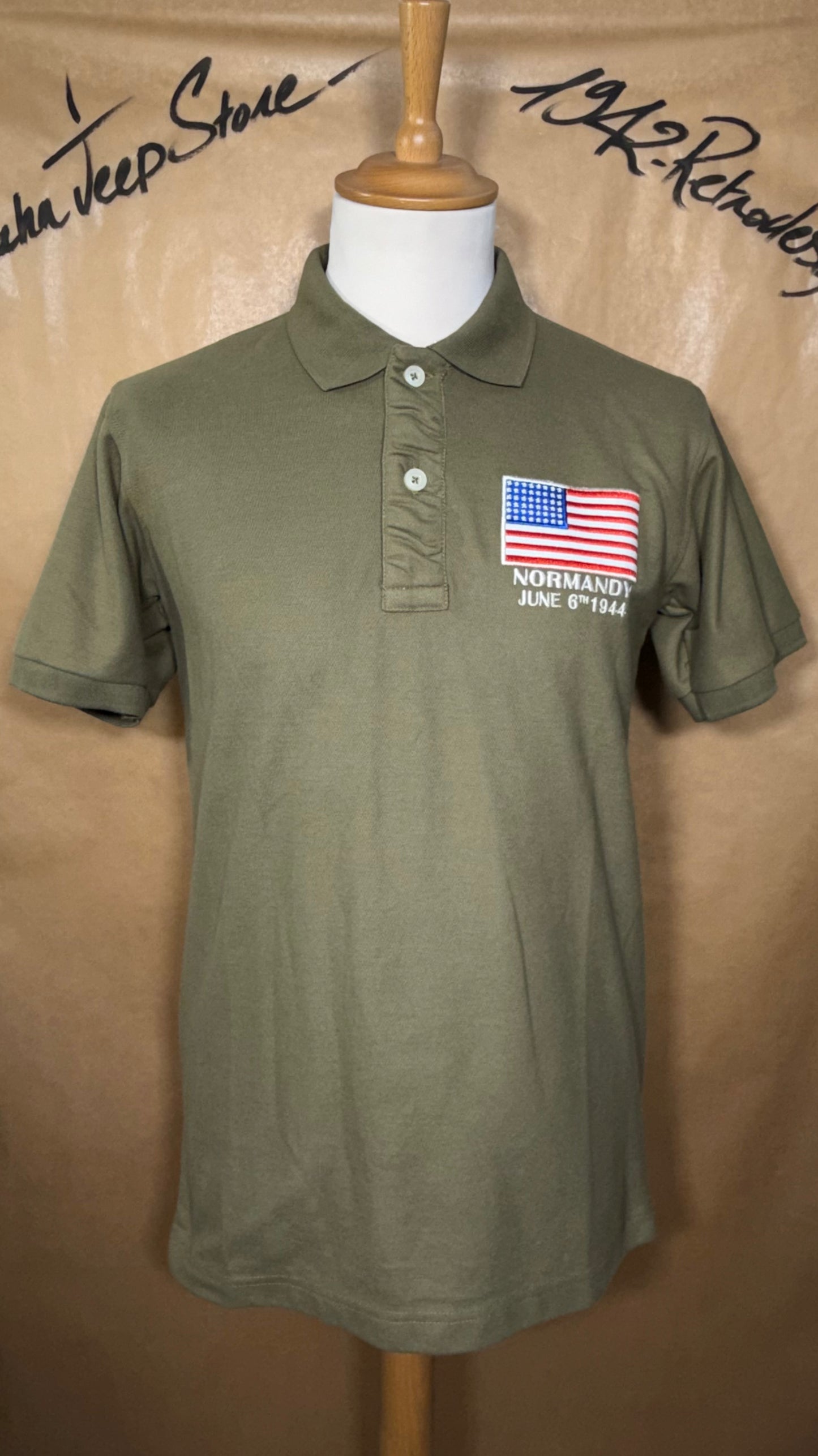 POLO US FLAG ARMY (Kaki)