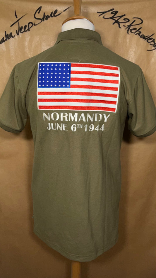 POLO US FLAG ARMY (Kaki)