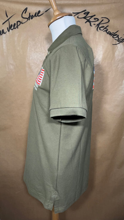 POLO US FLAG ARMY (Kaki)