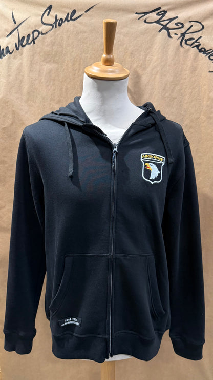 SWEAT CAPUCHE 101st AIRBORNE (Noir)