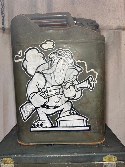 JERRYCAN THE SENTINEL-DOG (Fait main)