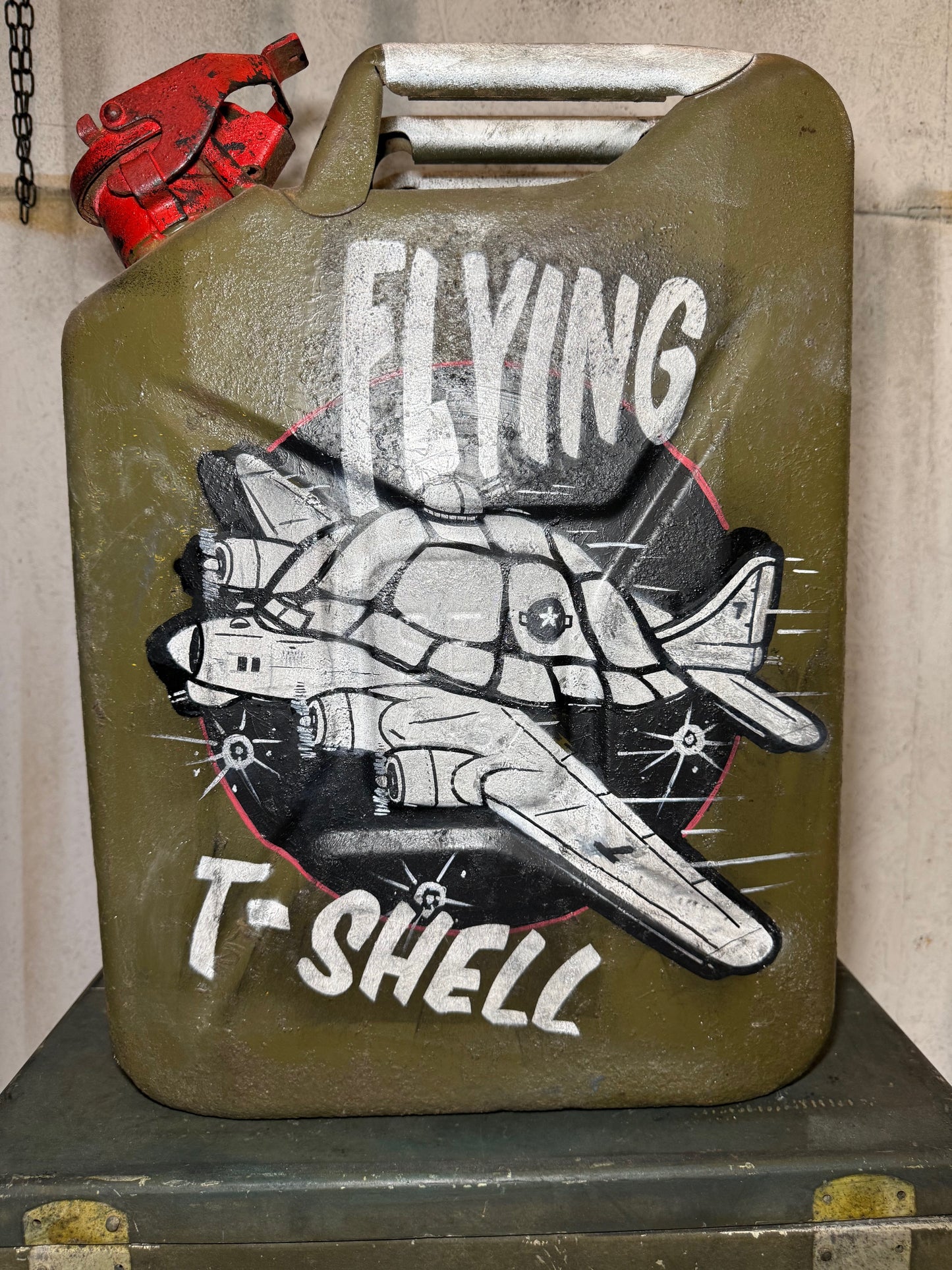 JERRYCAN USAAF-Tortue (Fait main)