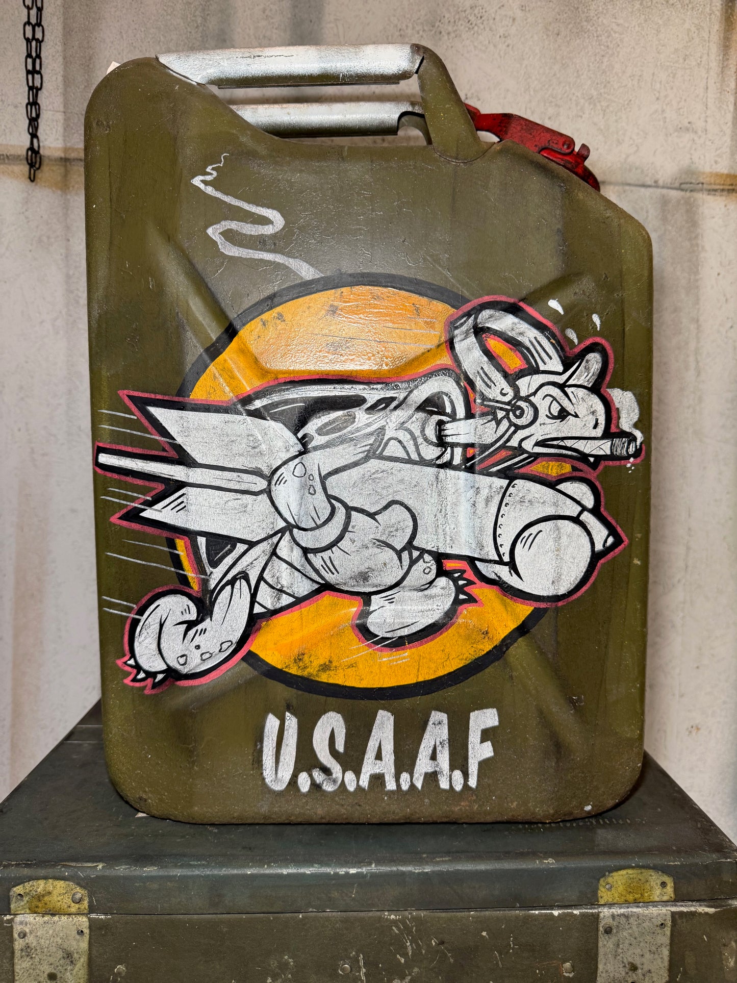 JERRYCAN USAAF-Tortue (Fait main)