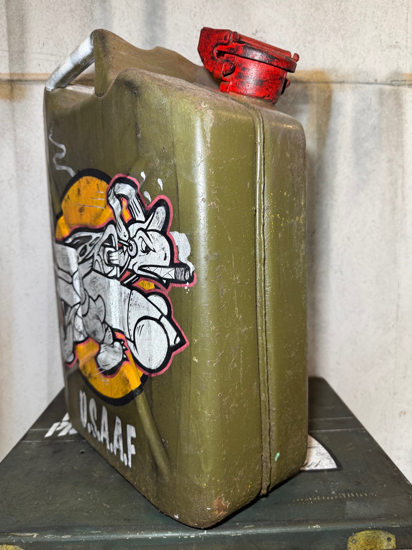 JERRYCAN USAAF-Tortue (Fait main)