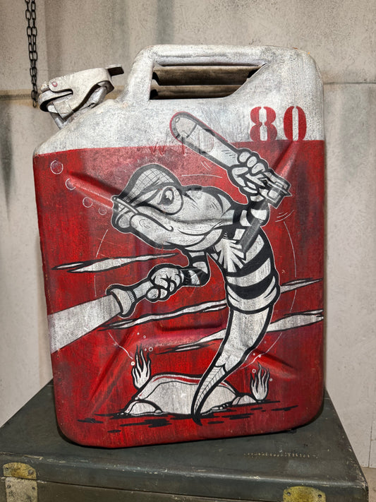 JERRYCAN US NAVY-Anguille (Fait main)