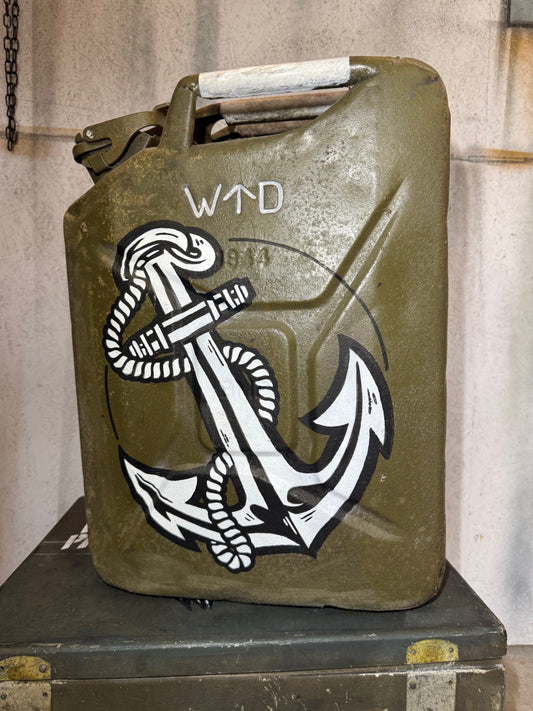 JERRYCAN US NAVY-SIRENE (Fait main)