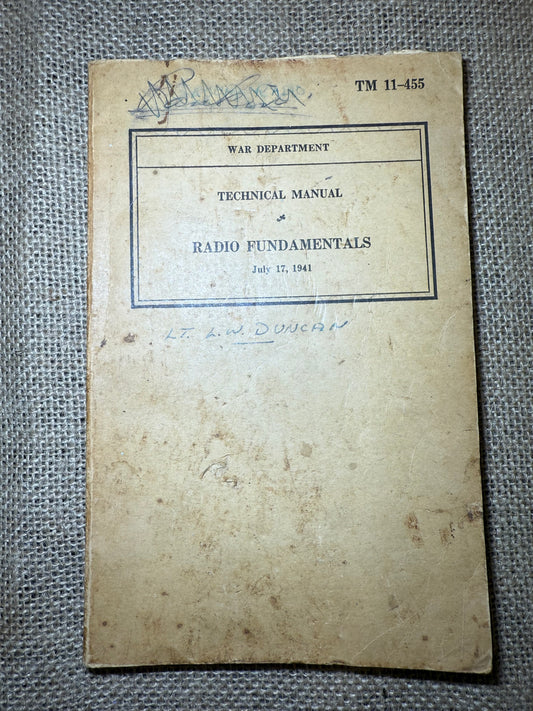Manuel Radio Fundamentals TM 11-455 (Ref59)