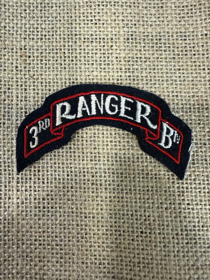 Patch RANGER du 3éme Bataillon "Cadre 3D" (Ref38)