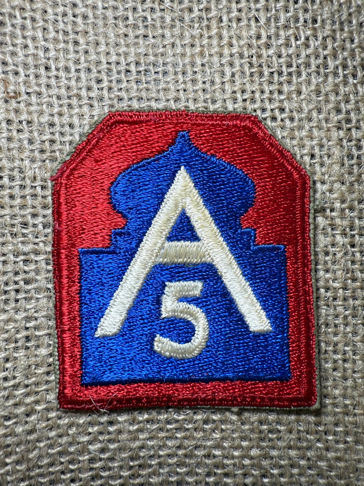 Patch US 5TH ARMY "Europe" (Ref9)
