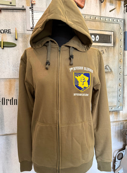 SWEAT CAPUCHE 2DB LECLERC (Kaki)