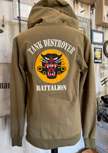 SWEAT CAPUCHE TANK DESTROYER (Kaki)