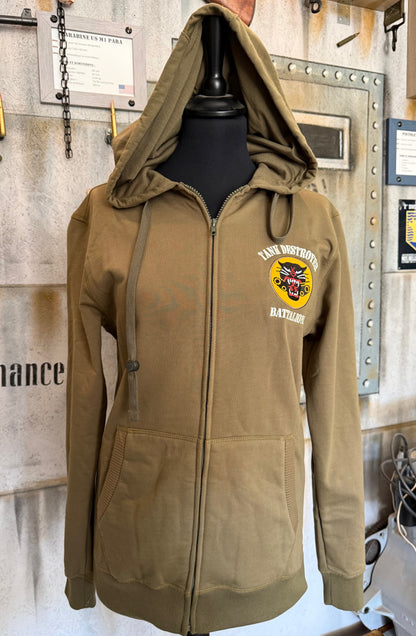 SWEAT CAPUCHE TANK DESTROYER (Kaki)