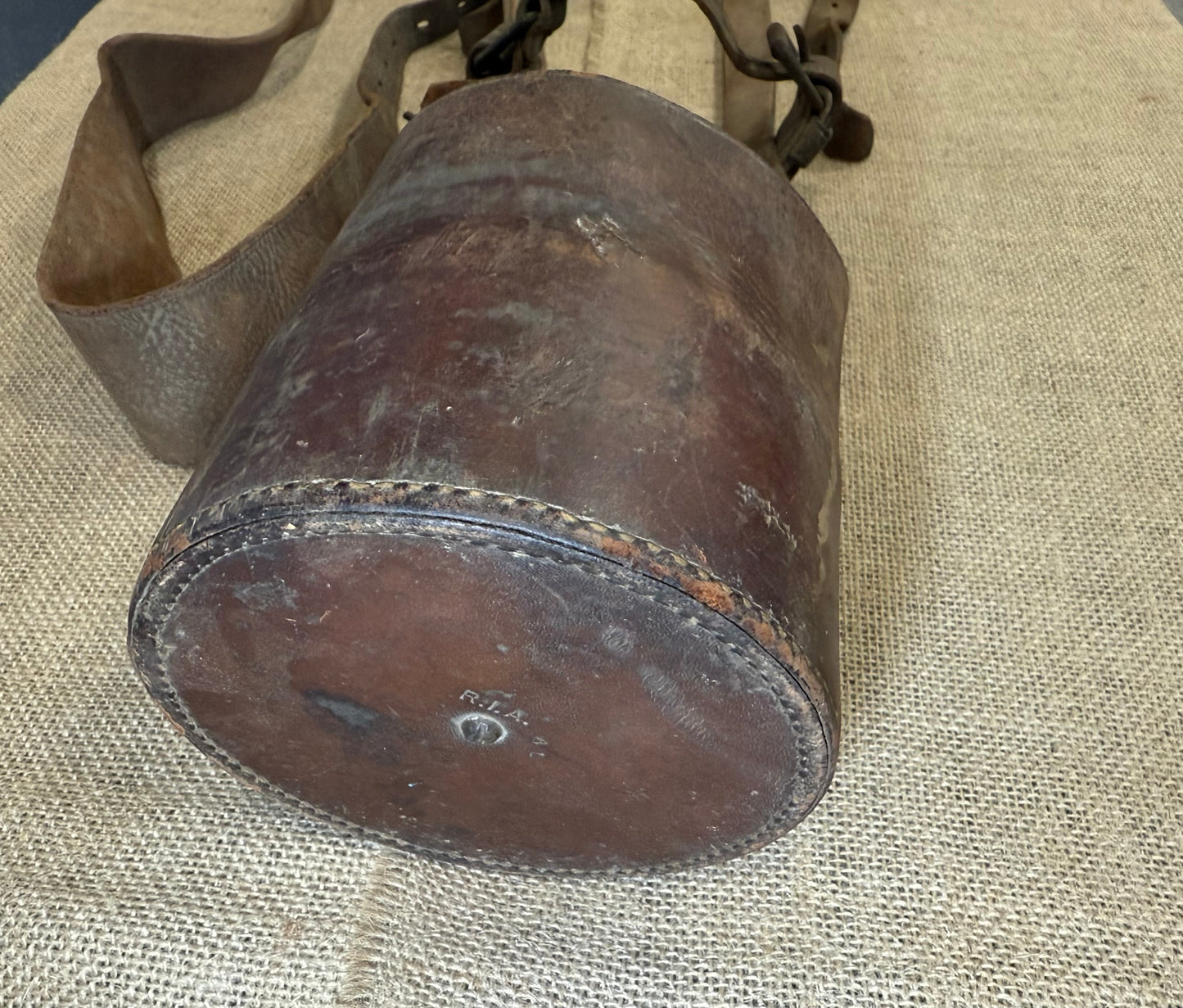 Sangle US de Transport cuir mitrailleuse M1917 WW2