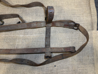 Sangle US de Transport cuir mitrailleuse M1917 WW2