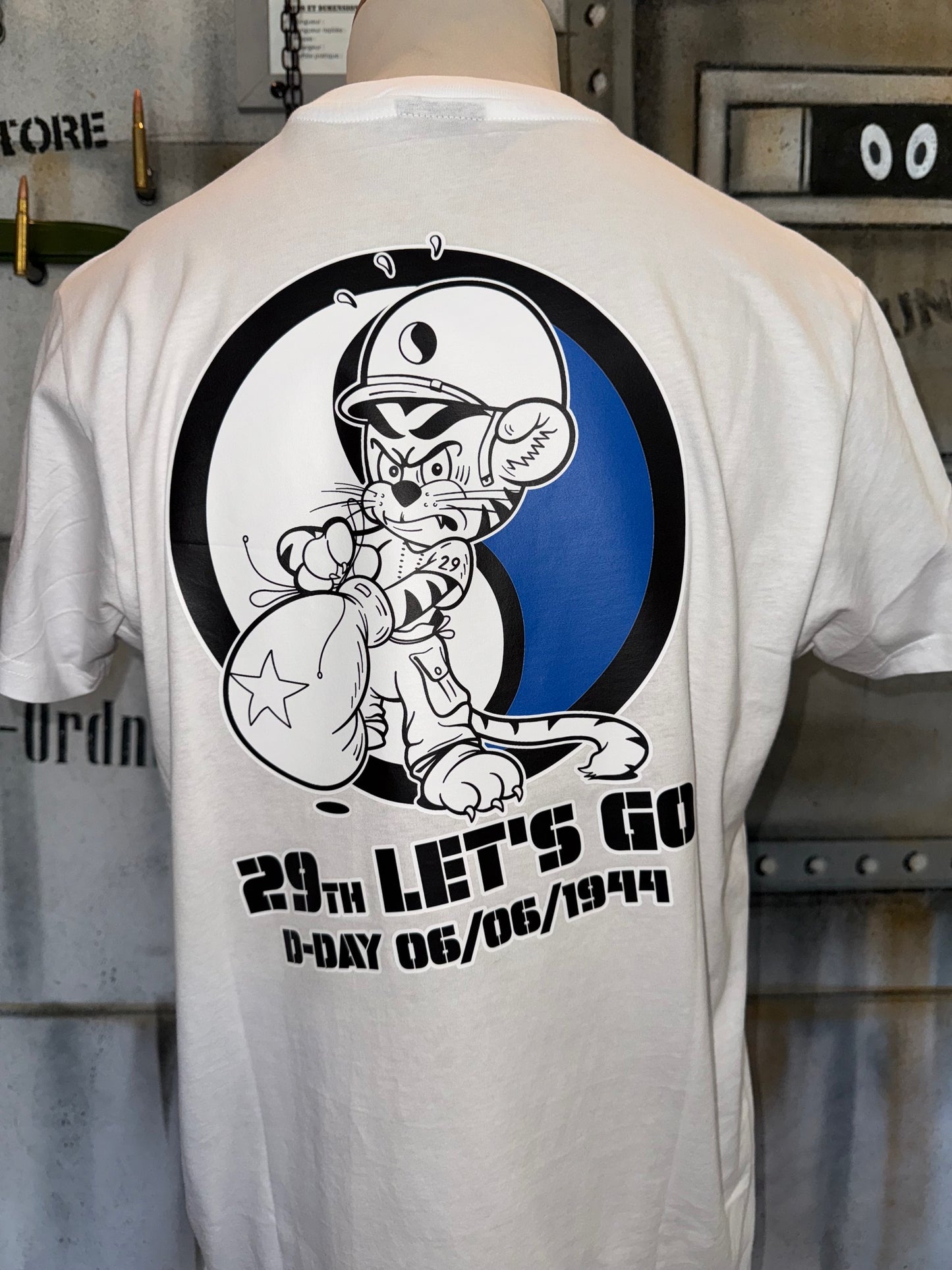 T-SHIRT 29th TIGRE (Blanc)