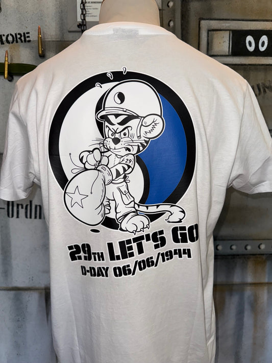 T-SHIRT 29th TIGRE (Blanc)
