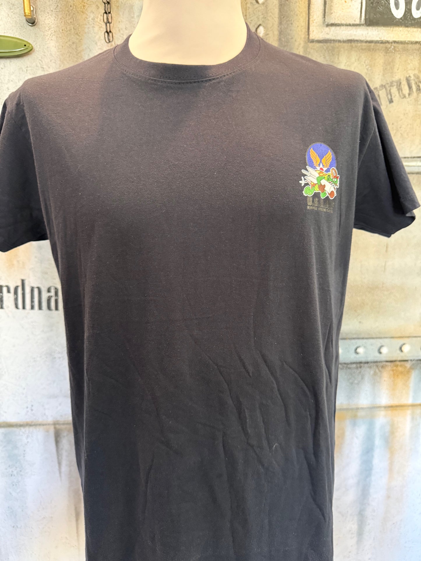 T-SHIRT TORTUE USAAF (Bleu)