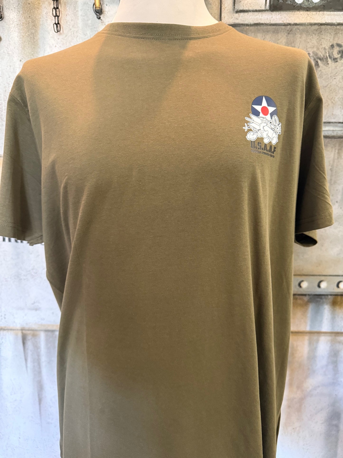 T-SHIRT TORTUE USAF (Kaki)