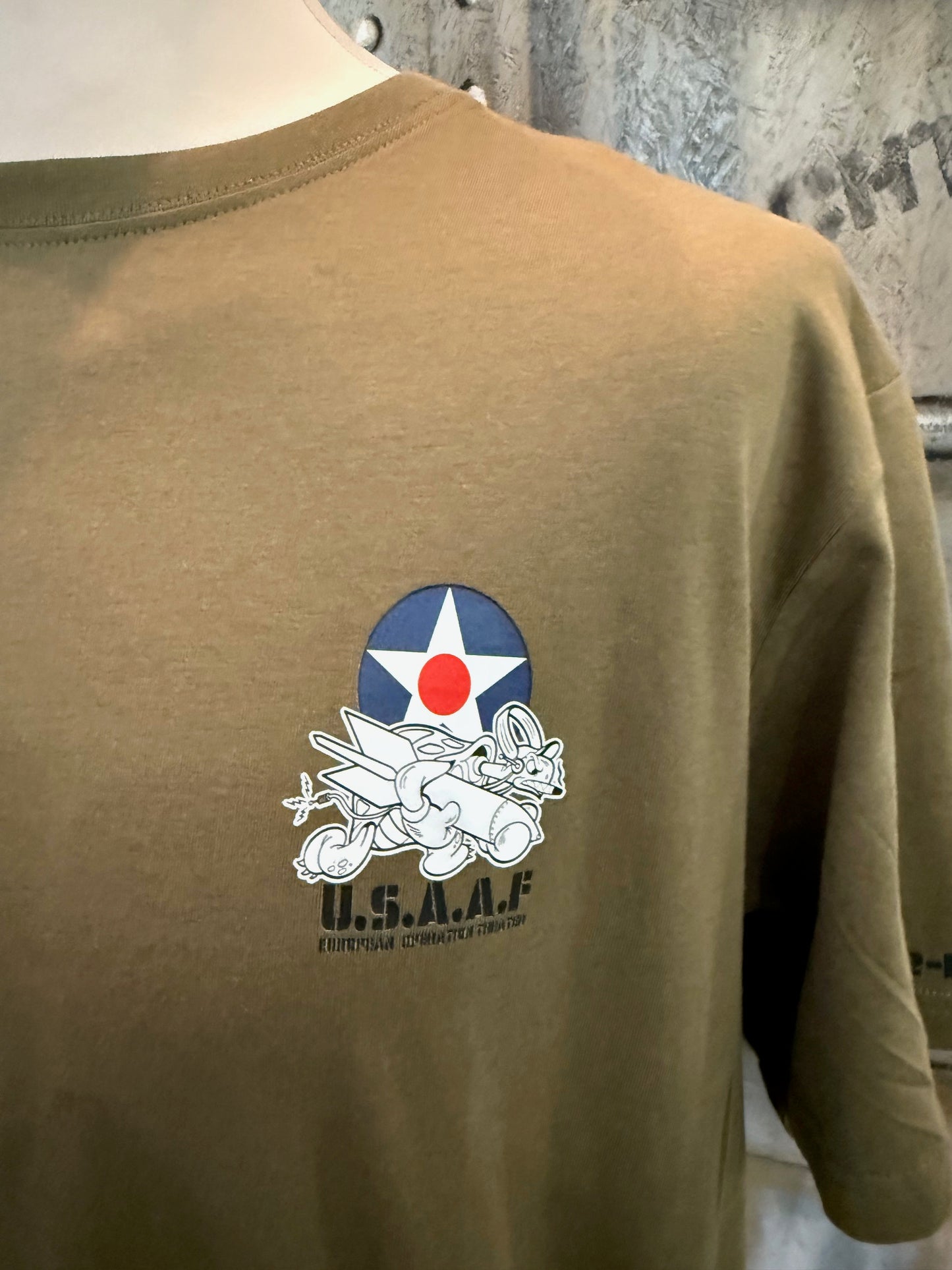 T-SHIRT TORTUE USAF (Kaki)