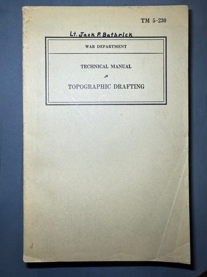 Manuel Topographic Drafting TM 5-230 (Ref53)
