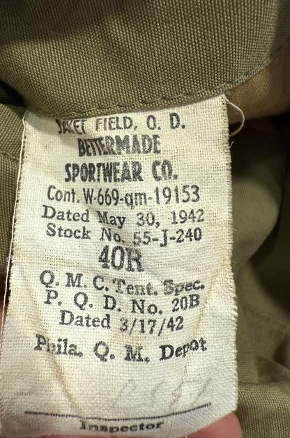 Blouson US M41, 17th Airborne (Rare)