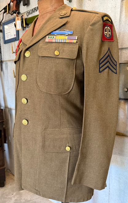 Veste US de sortie Sergent 82th Airborne